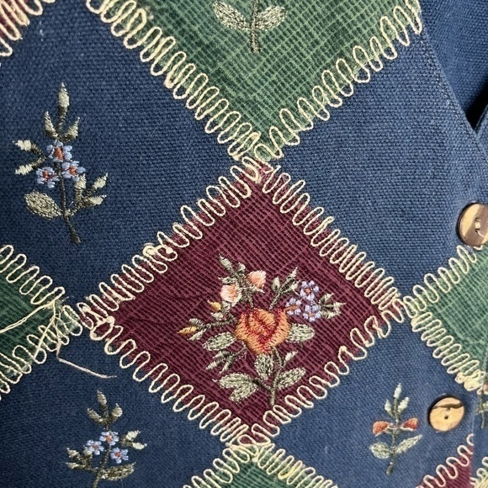Vintage Tantrums Patchwork Denim Vest - Picture 3 of 4